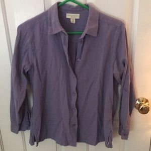 Purple Button Up